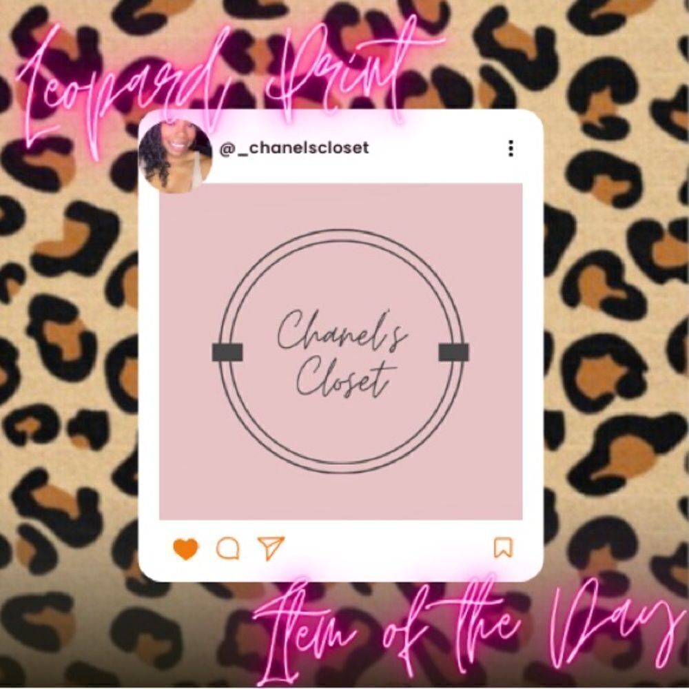 🐆Chanel’s Closet Leopard Print Item Of The Day 🐆